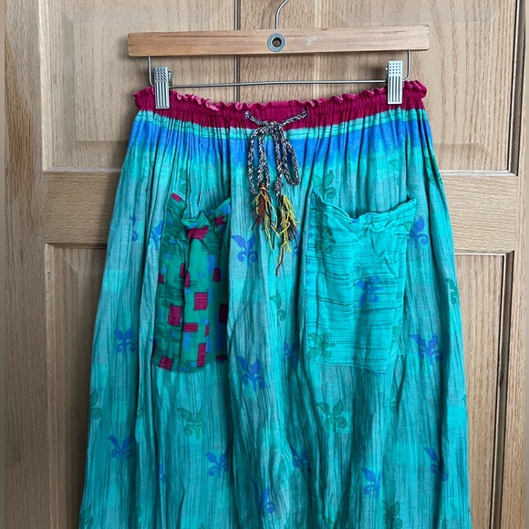 Kantha Bae Joplin Jogger Cotton Drawstring Pants One Size Women’s - Picture 2 of 7